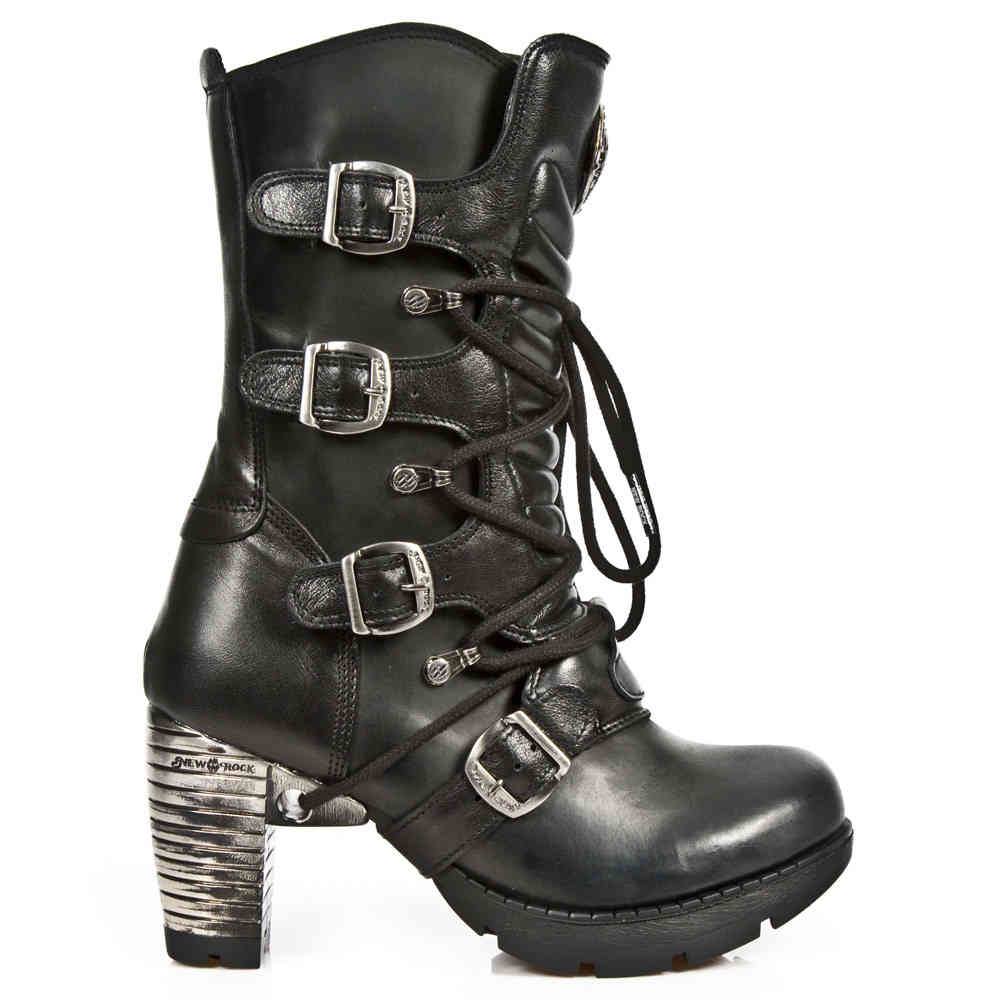 New Rock - 2 M.TR003S1 Bottes de plateforme - Noir Product image